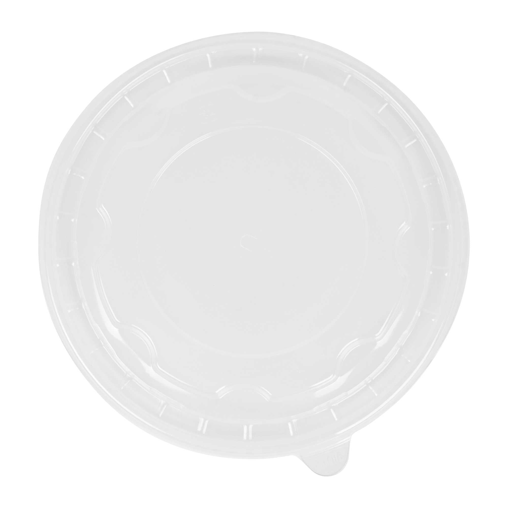 Bio Tek Clear Plastic Take Out Container Lid - Fits 22, 34, 37 and 42 oz Containers - 50 count box