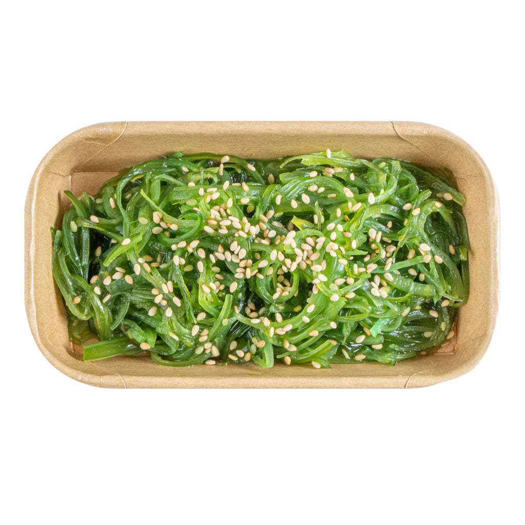 Matsuri Vision 5 oz Rectangle Kraft Paper Sushi Container - 5 1/2" x 3 1/4" x 1" - 50 count box
