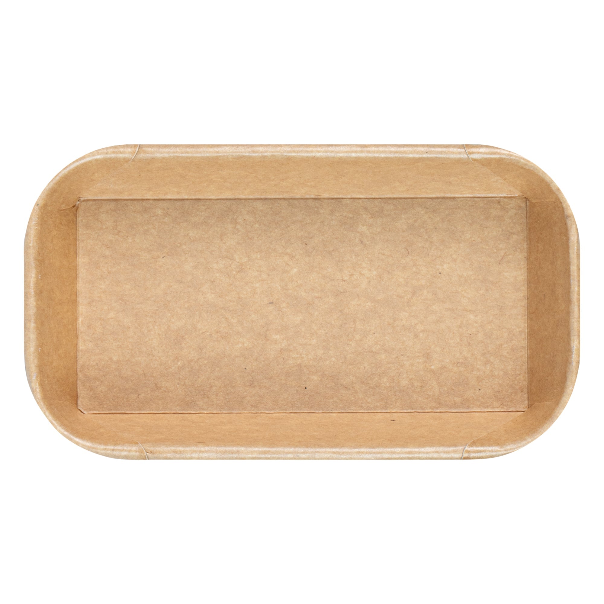 Matsuri Vision 5 oz Rectangle Kraft Paper Sushi Container - 5 1/2" x 3 1/4" x 1" - 50 count box