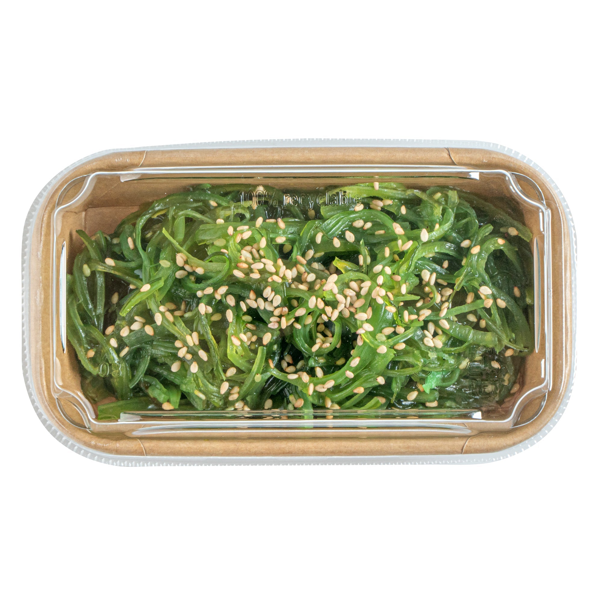 Matsuri Vision Clear PET Plastic Lid - Fits 5 oz Sushi Container, Anti-Fog - 50 count box