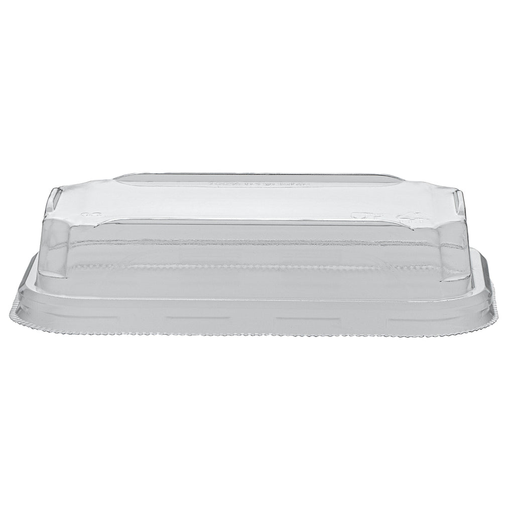 Matsuri Vision Clear PET Plastic Lid - Fits 5 oz Sushi Container, Anti-Fog - 50 count box