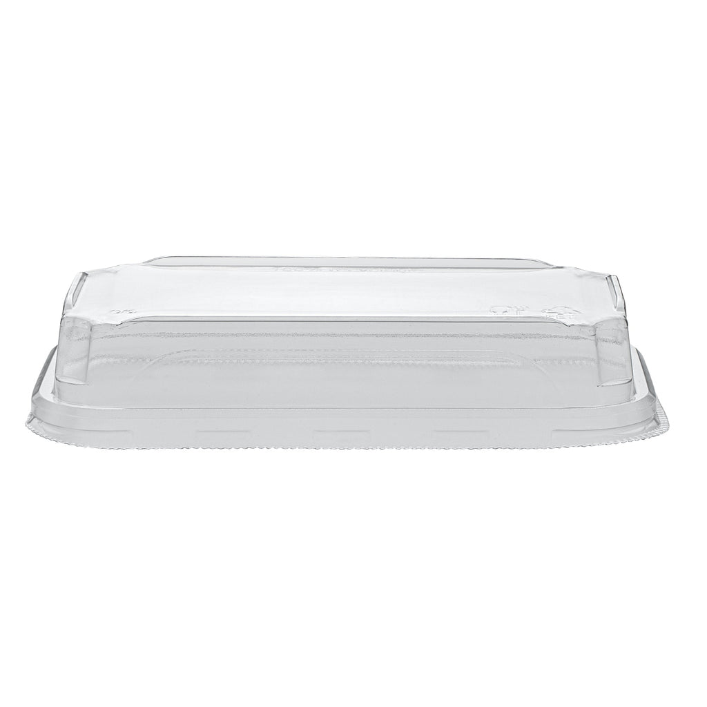 Matsuri Vision Clear PET Plastic Lid - Fits 6 oz Sushi Container, Anti-Fog - 50 count box