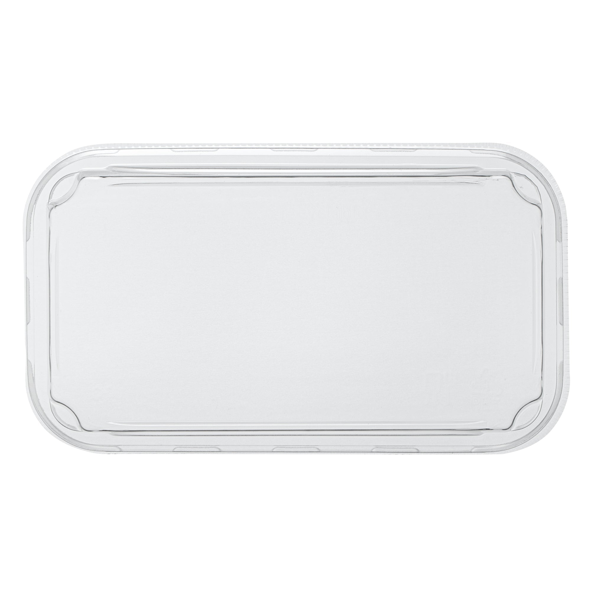 Matsuri Vision Clear PET Plastic Lid - Fits 6 oz Sushi Container, Anti-Fog - 100 count box