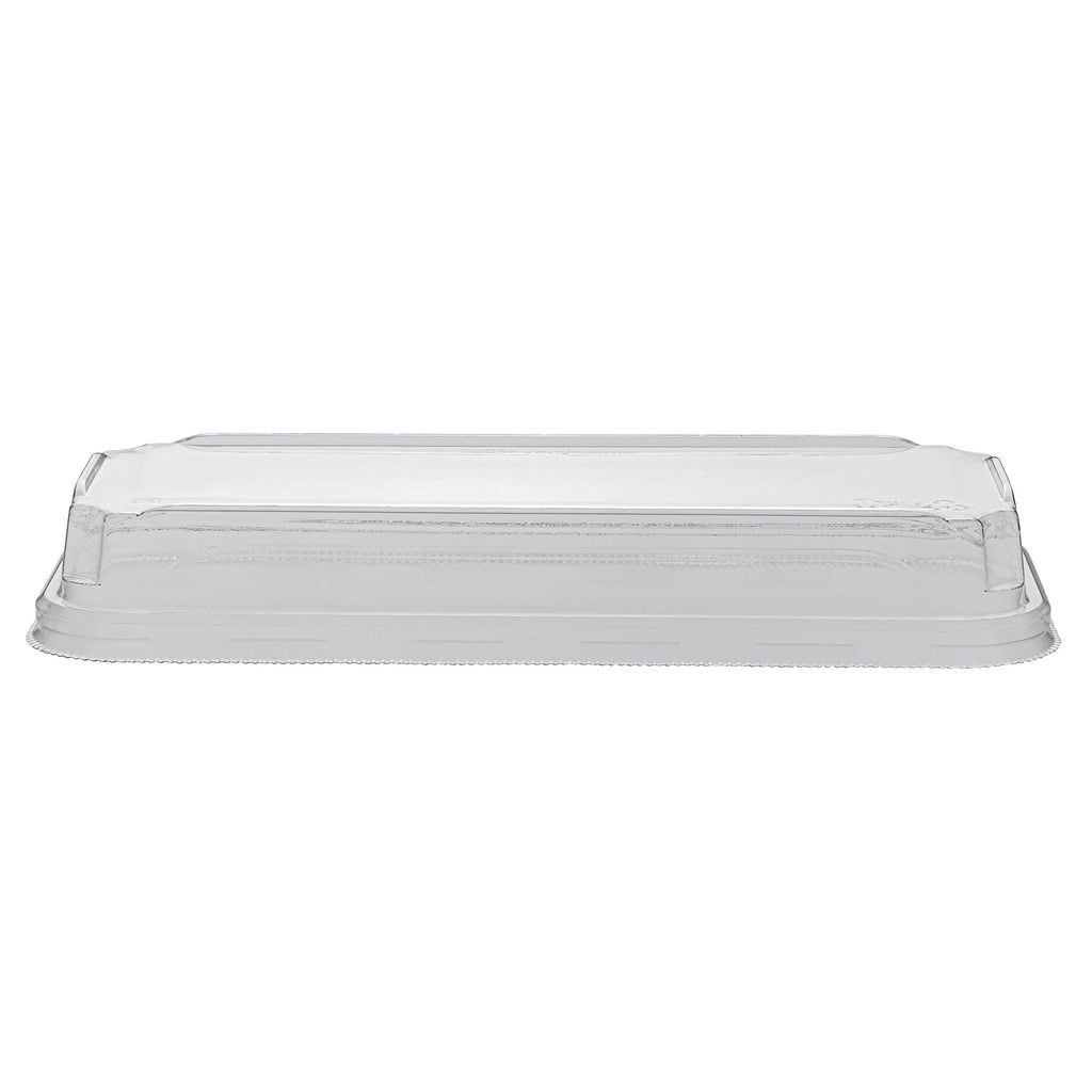 Matsuri Vision Clear PET Plastic Lid - Fits 10 oz Sushi Container, Anti-Fog - 100 count box