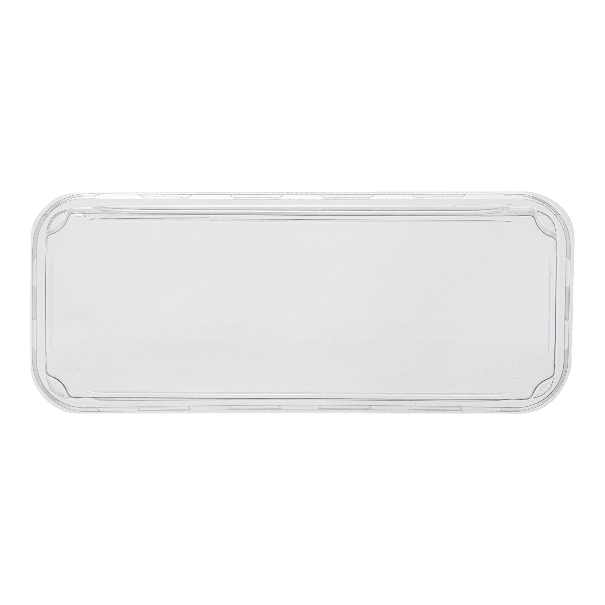 Matsuri Vision Clear PET Plastic Lid - Fits 10 oz Sushi Container, Anti-Fog - 100 count box