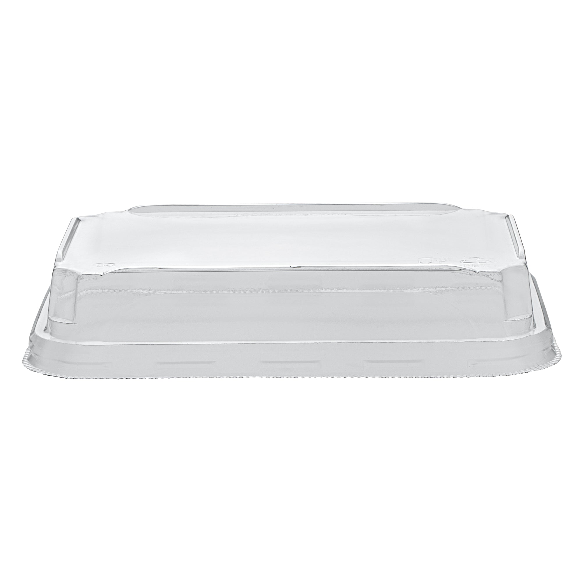 Matsuri Vision Clear PET Plastic Lid - Fits 8 oz Sushi Container, Anti-Fog - 50 count box