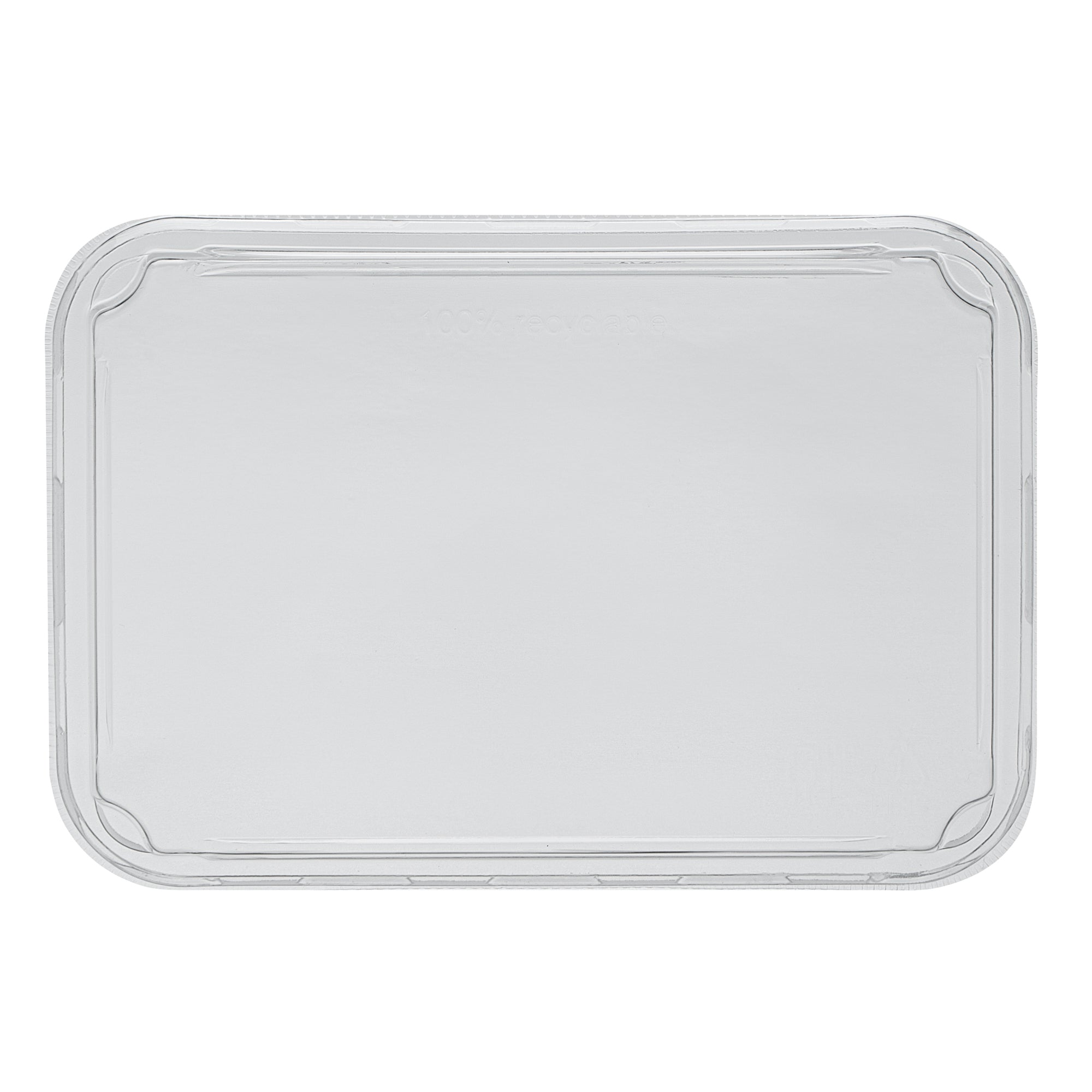 Matsuri Vision Clear PET Plastic Lid - Fits 8 oz Sushi Container, Anti-Fog - 100 count box