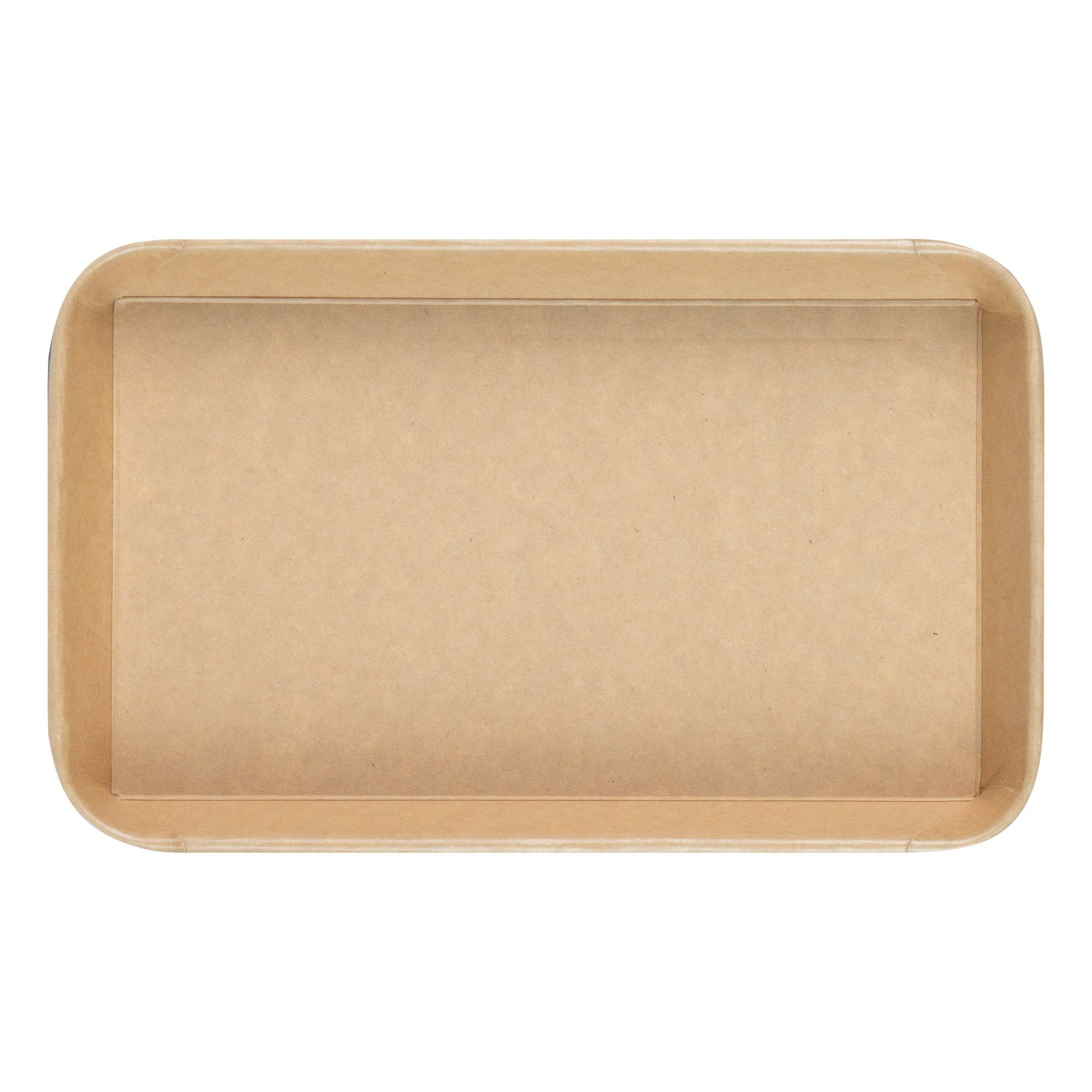 Matsuri Vision 15 oz Rectangle Kraft Paper Sushi Container - 8 3/4" x 5 1/2" x 1" - 100 count box
