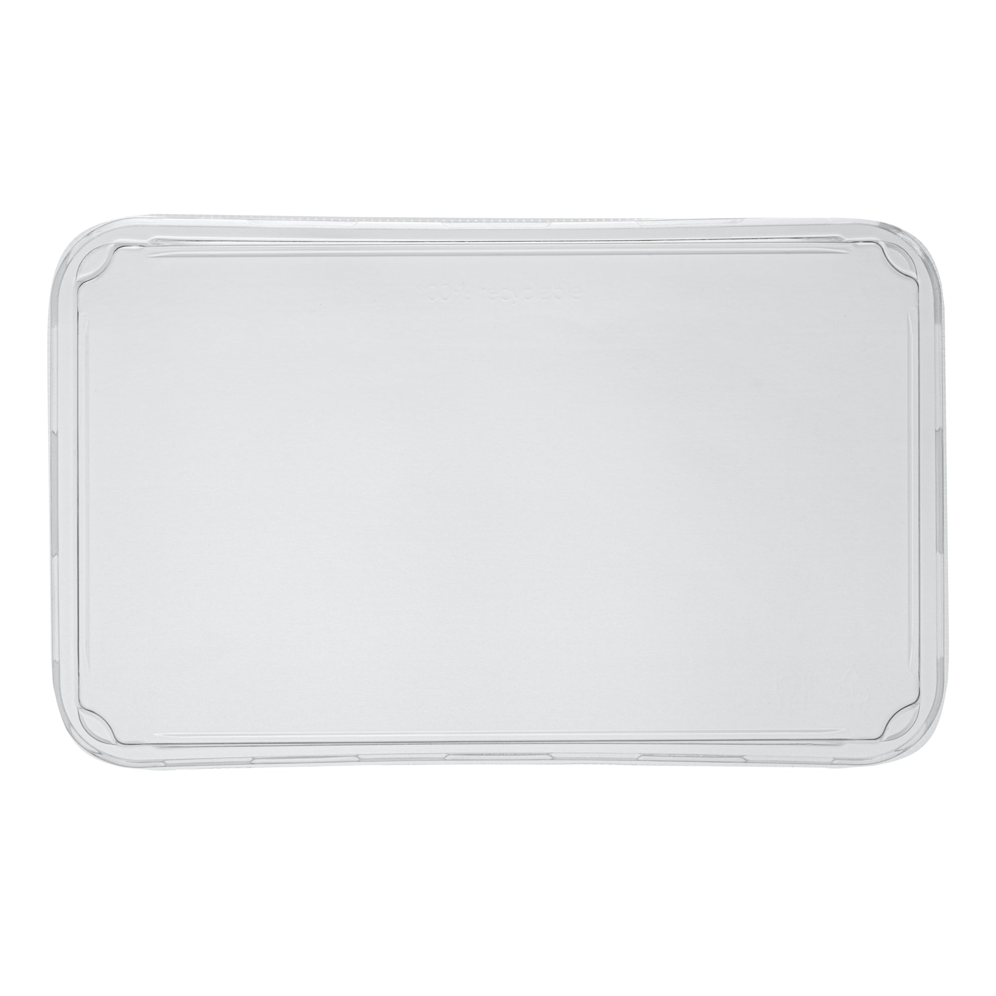 Matsuri Vision Clear PET Plastic Lid - Fits 15 oz Sushi Container, Anti-Fog - 50 count box