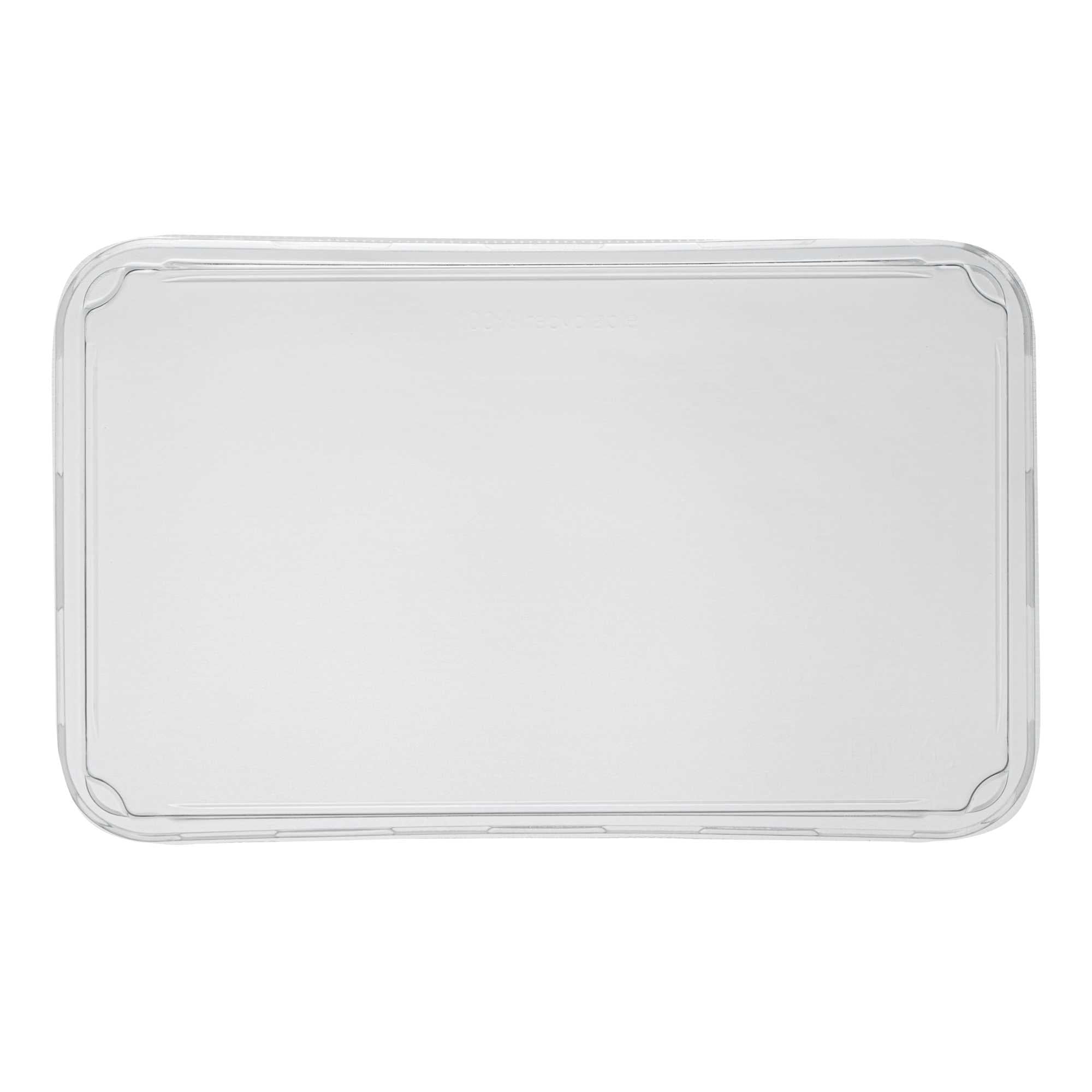 Matsuri Vision Clear PET Plastic Lid - Fits 15 oz Sushi Container, Anti-Fog - 100 count box