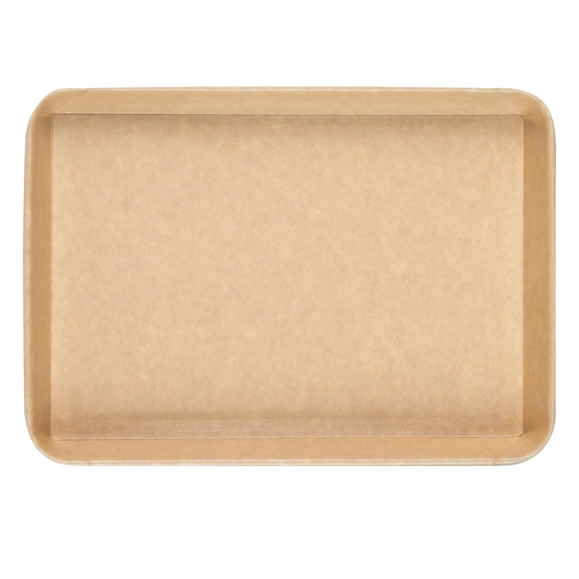 Matsuri Vision 23 oz Rectangle Kraft Paper Sushi Container - 10" x 7 1/4" x 1" - 100 count box
