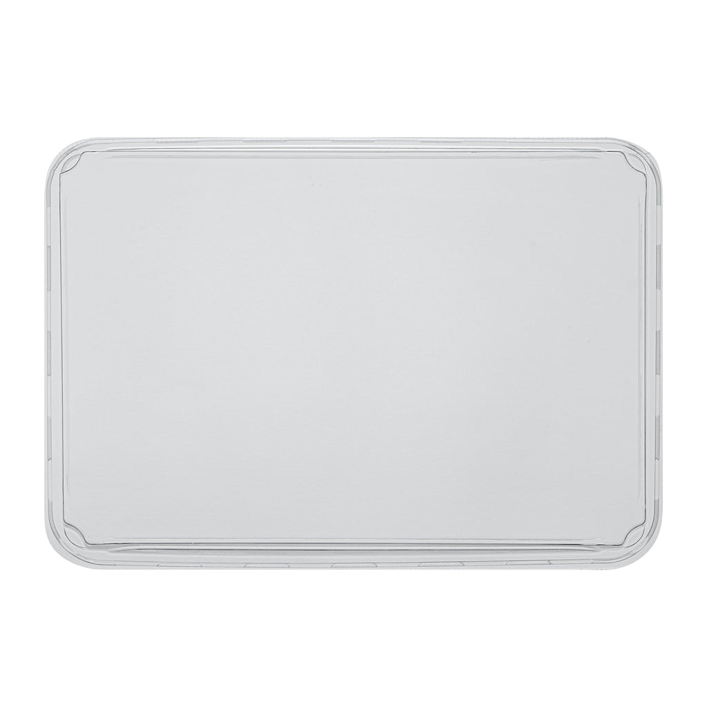 Matsuri Vision Clear PET Plastic Lid - Fits 23 oz Sushi Container, Anti-Fog - 100 count box