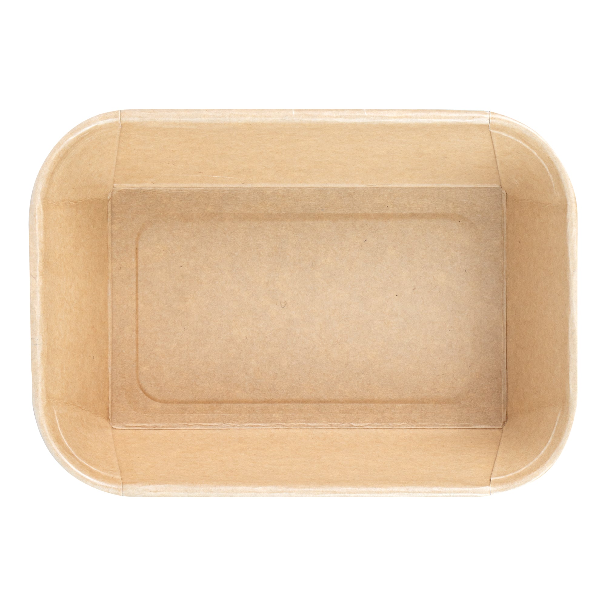 Matsuri Vision 26 oz Rectangle Kraft Paper Sushi Container - 6 1/2" x 4 3/4" x 2 1/4" - 50 count box