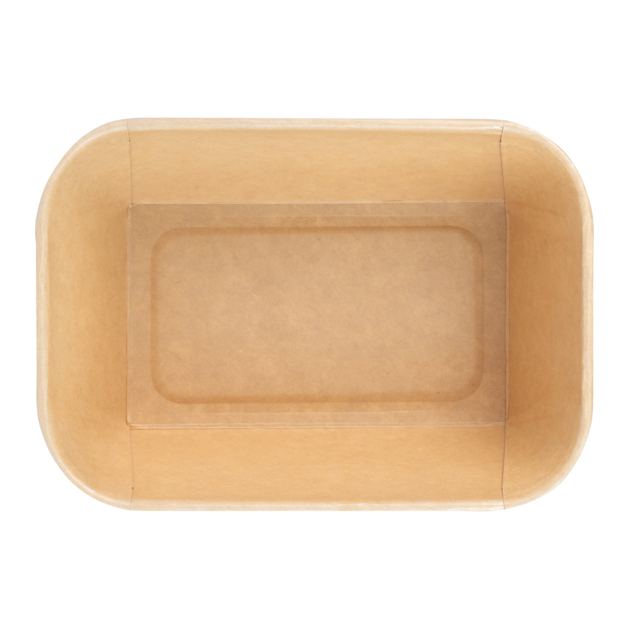 Matsuri Vision 34 oz Rectangle Kraft Paper Sushi Container - 6 1/2" x 4 3/4" x 2 3/4" - 50 count box