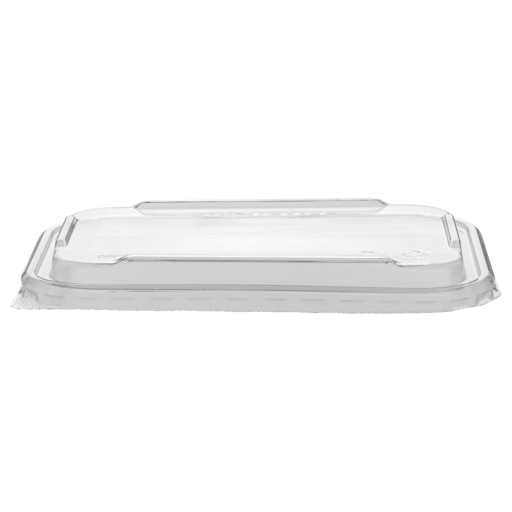 Matsuri Vision Clear PET Plastic Lid - Fits 17, 22, 26 and 34 oz Sushi Containers, Anti-Fog - 100 count box