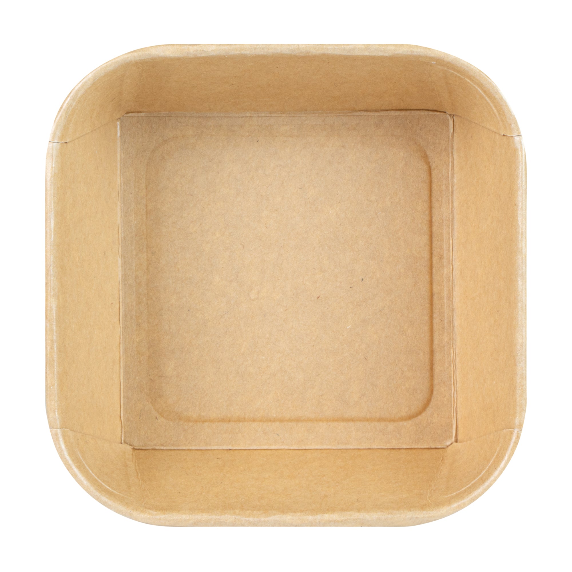 Matsuri Vision 17 oz Square Kraft Paper Sushi Container - 5" x 5" x 2" - 100 count box