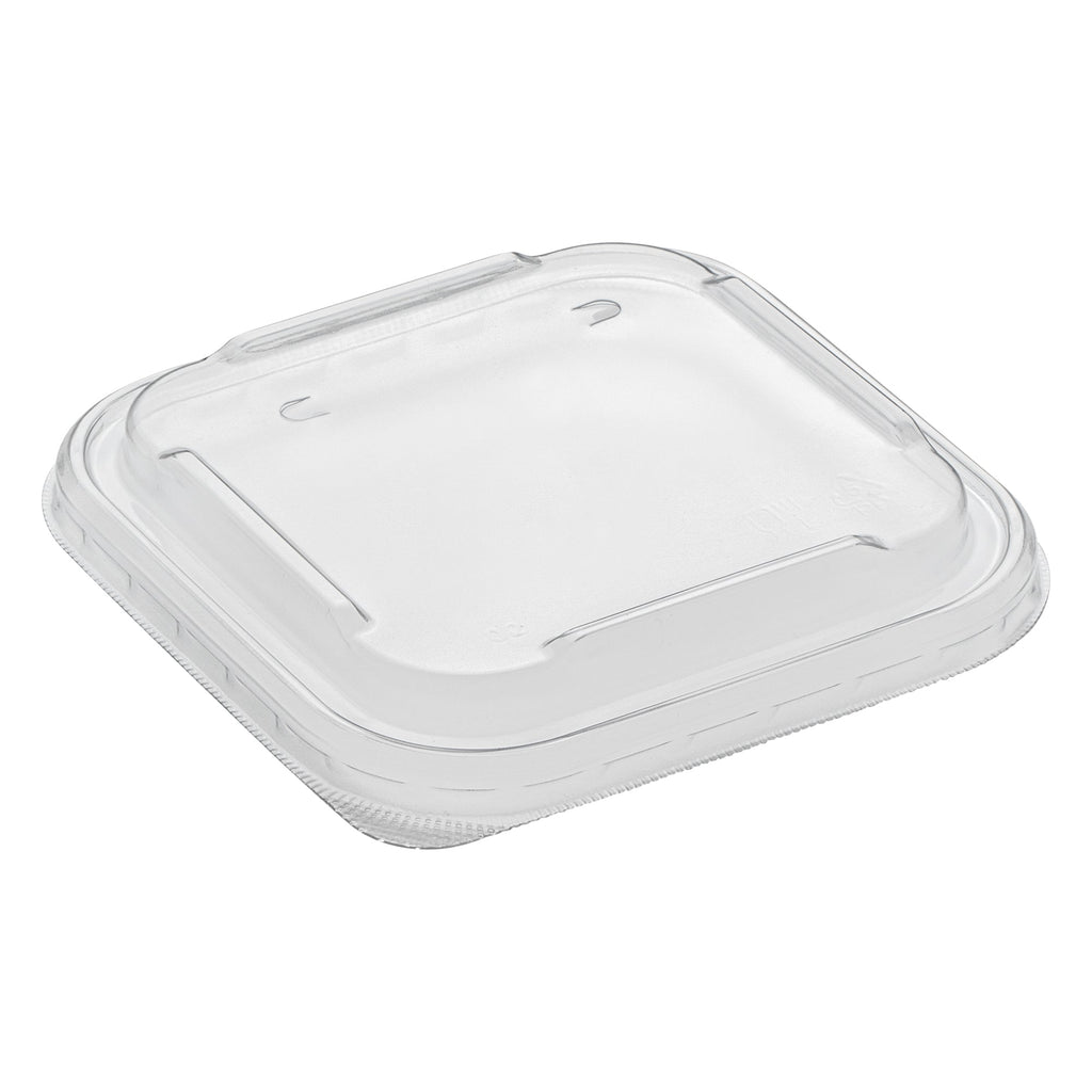 Matsuri Vision Clear PP Plastic Lid - Fits 17 and 22 oz Sushi Containers, Anti-Fog - 50 count box
