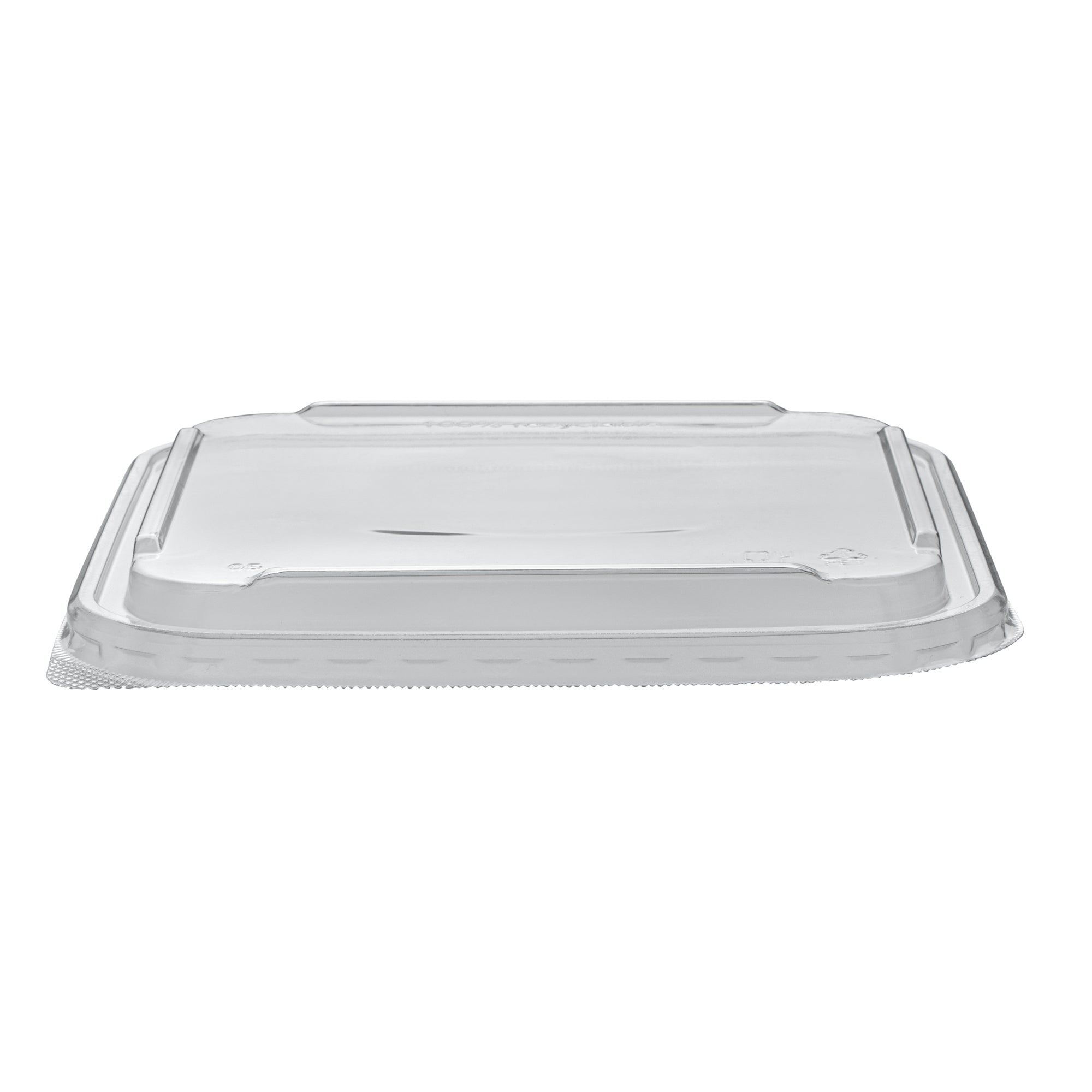 Matsuri Vision Clear PET Plastic Lid - Fits 34 and 45 oz Sushi Containers, Anti-Fog - 100 count box