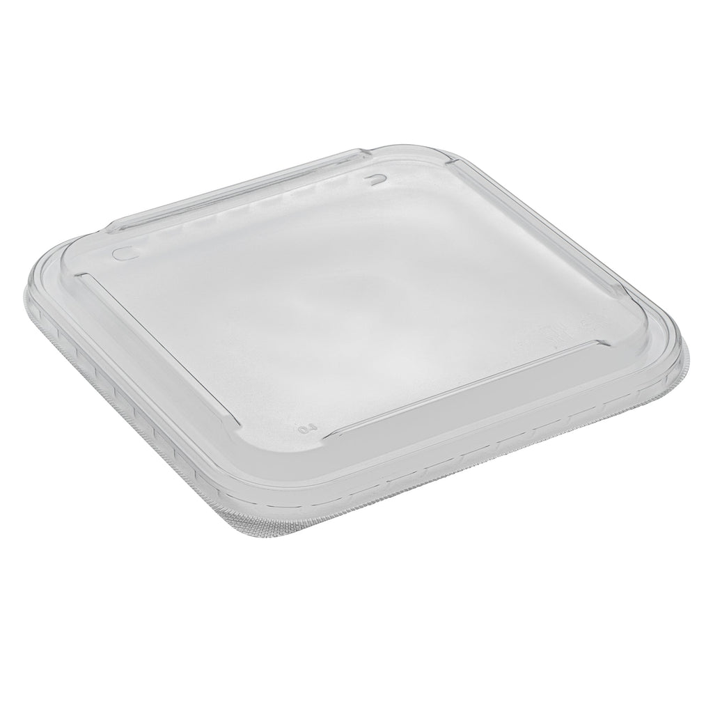 Matsuri Vision Clear PP Plastic Lid - Fits 34 and 45 oz Sushi Containers, Anti-Fog - 100 count box