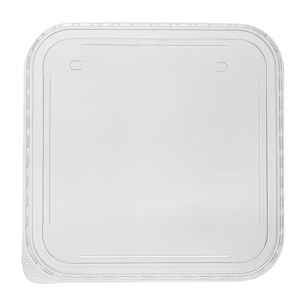 Matsuri Vision Clear PP Plastic Lid - Fits 34 and 45 oz Sushi Containers, Anti-Fog - 50 count box