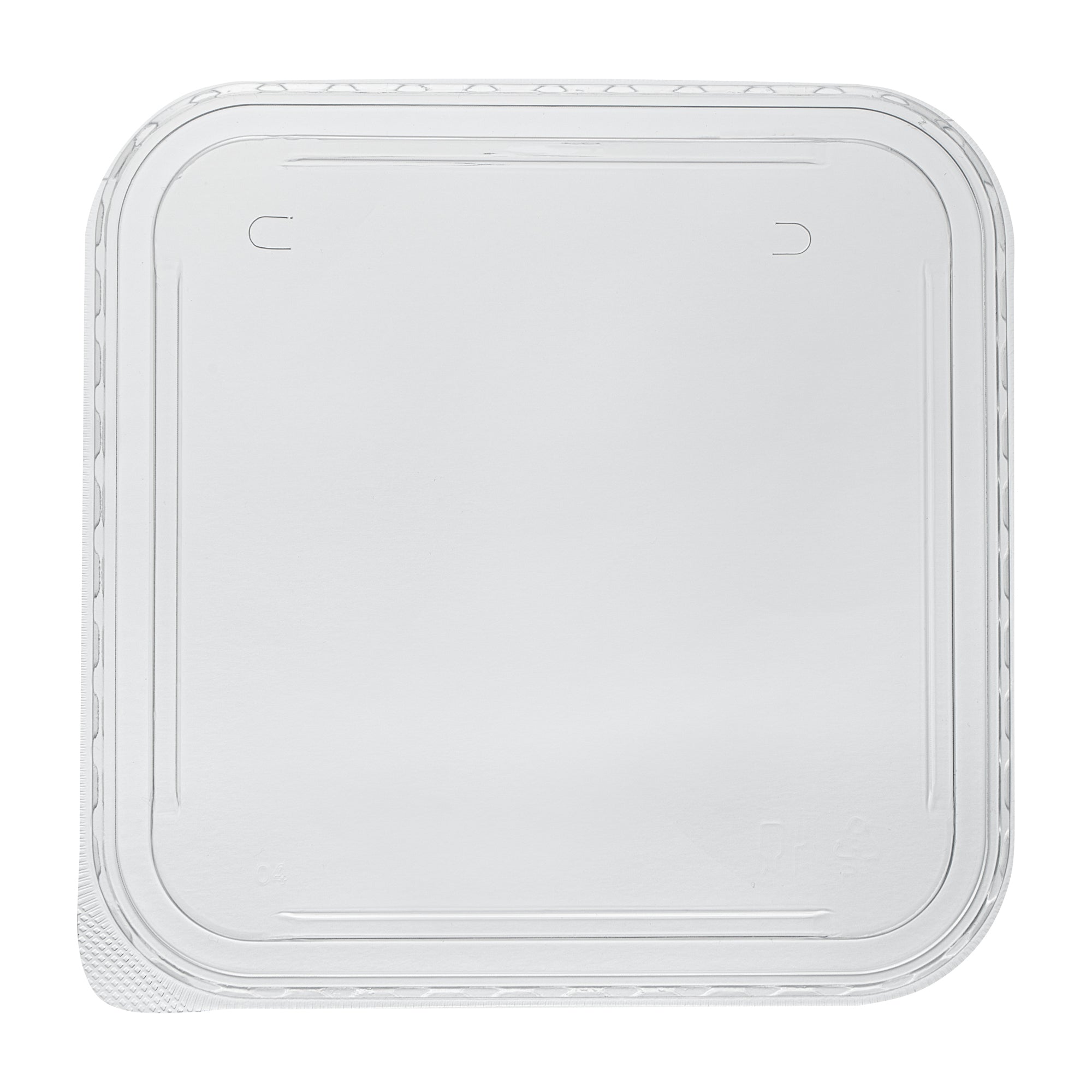 Matsuri Vision Clear PP Plastic Lid - Fits 34 and 45 oz Sushi Containers, Anti-Fog - 50 count box