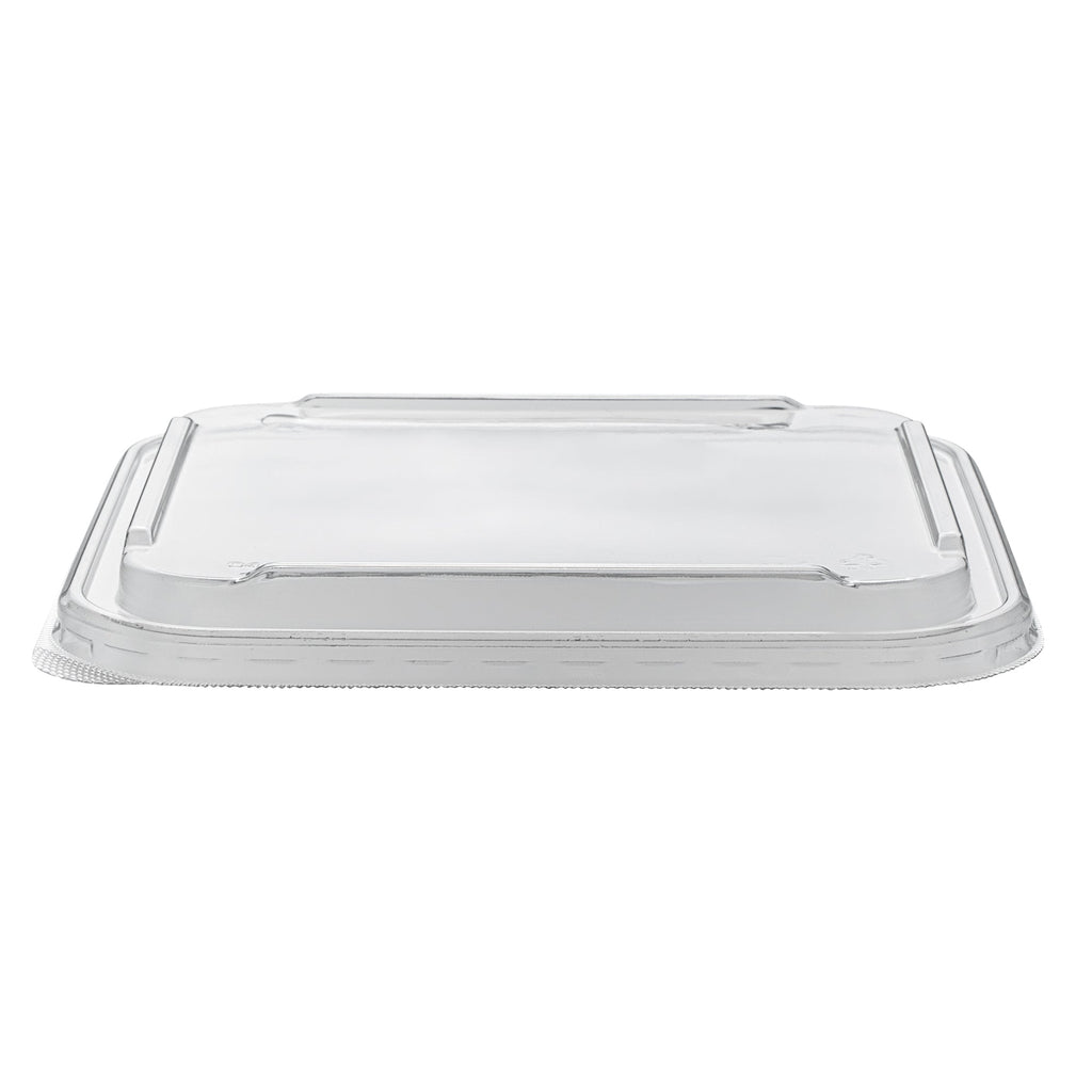 Matsuri Vision Clear PP Plastic Lid - Fits 34 and 45 oz Sushi Containers, Anti-Fog - 100 count box