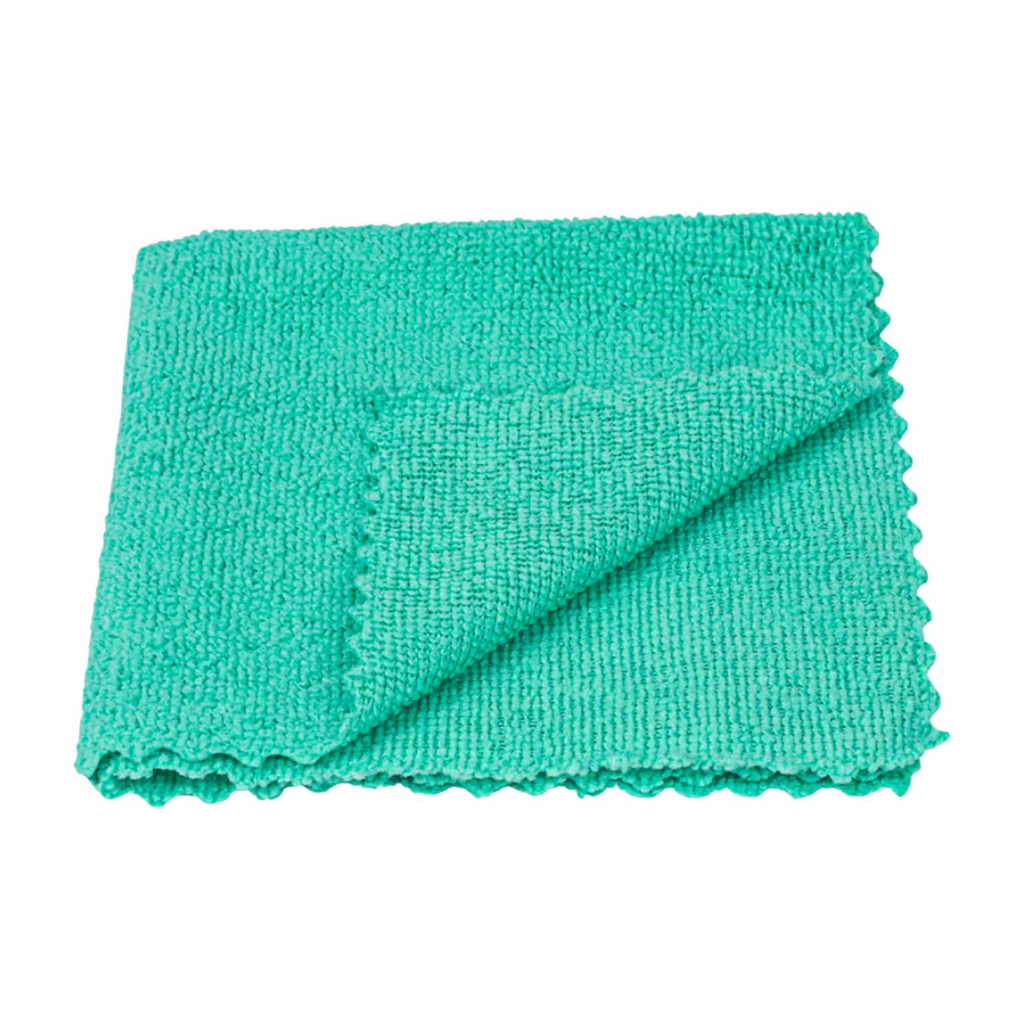 Clean Tek Professional Green Microfiber Rags In A Box - 11 3/4" x 11 3/4" - 250 count box