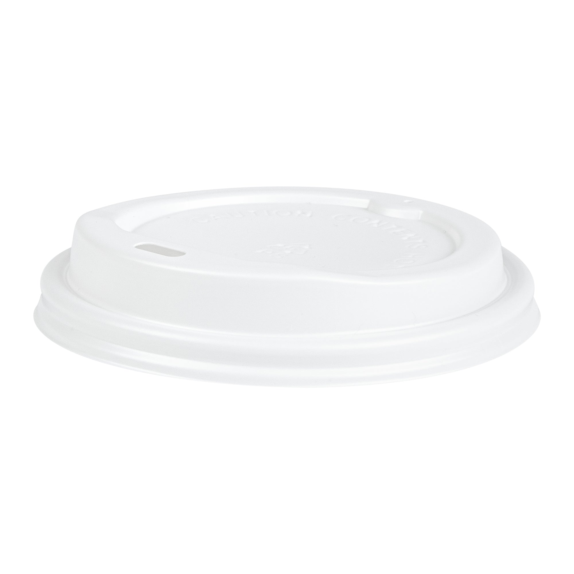 Restpresso 12 oz Red Christmas Snowflakes Paper Single Wall Coffee Cup - with White Lid - 3 1/2" x 3 1/2" x 4 3/4" - 400 count box