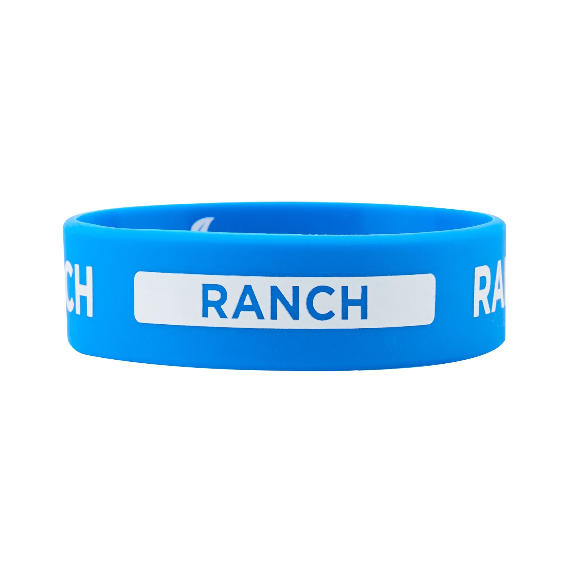 First In First Out Blue Silicone Ranch Label Band - Fits 16, 20 and 24 oz Squeeze Bottles - 10 count box
