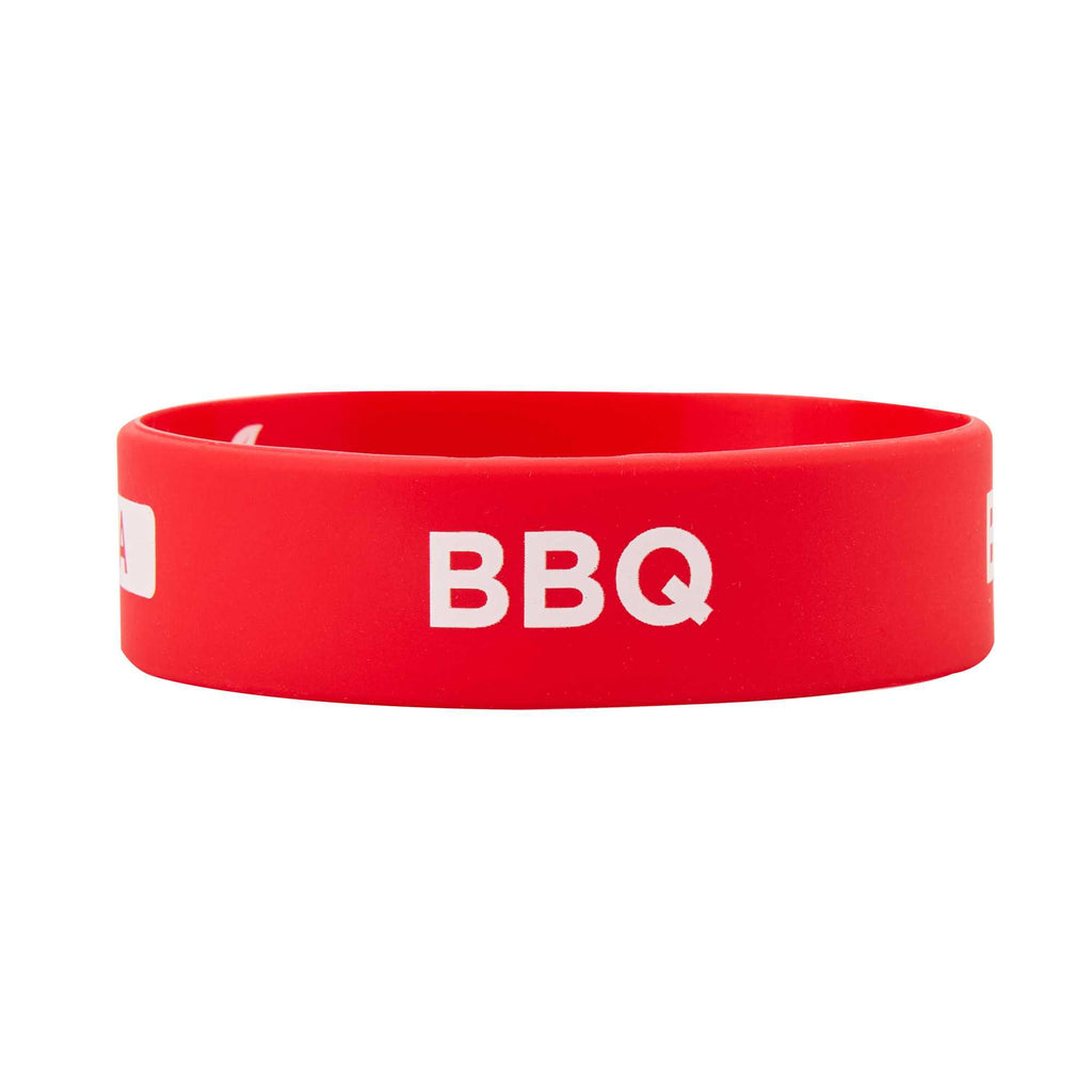 First In First Out Red Silicone BBQ Label Band - Fits 16, 20 and 24 oz Squeeze Bottles - 1 count box