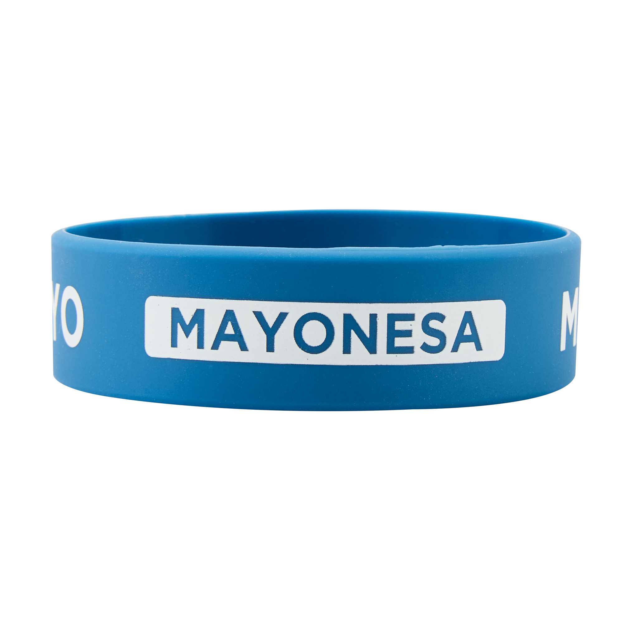 First In First Out Blue Silicone Mayo Label Band - Fits 16, 20 and 24 oz Squeeze Bottles - 1 count box