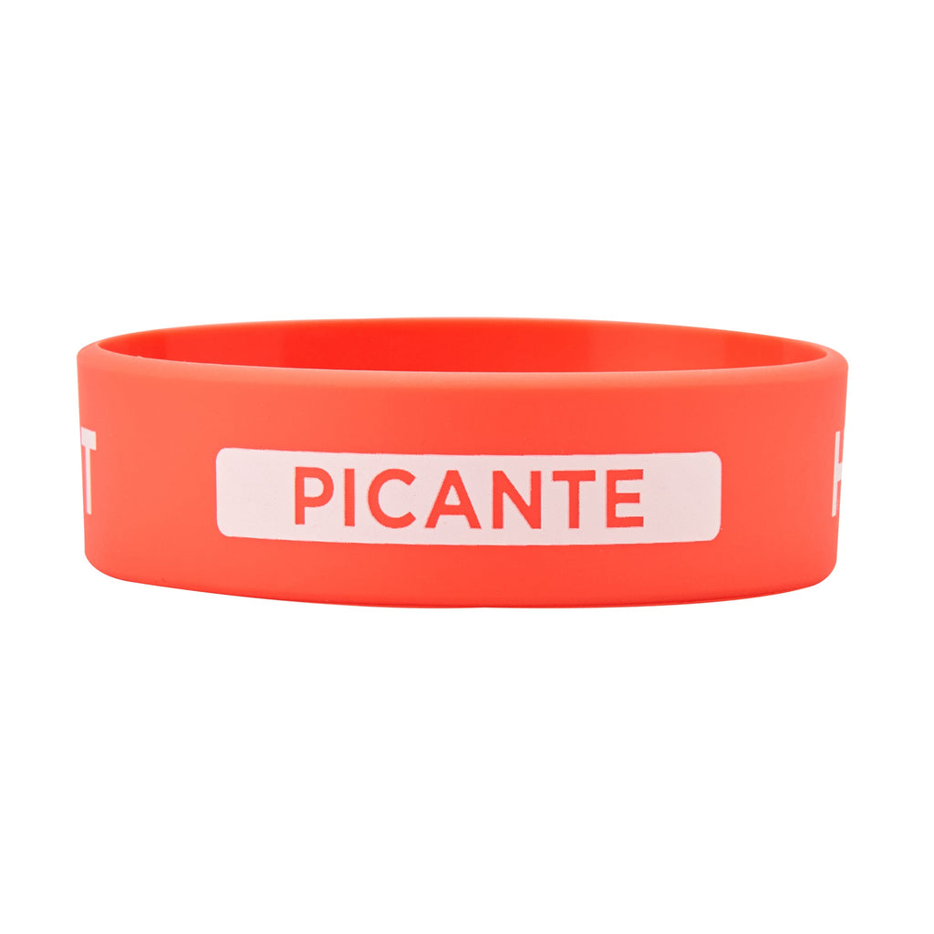 First In First Out Red Silicone Hot Label Band - Fits 16, 20 and 24 oz Squeeze Bottles - 10 count box