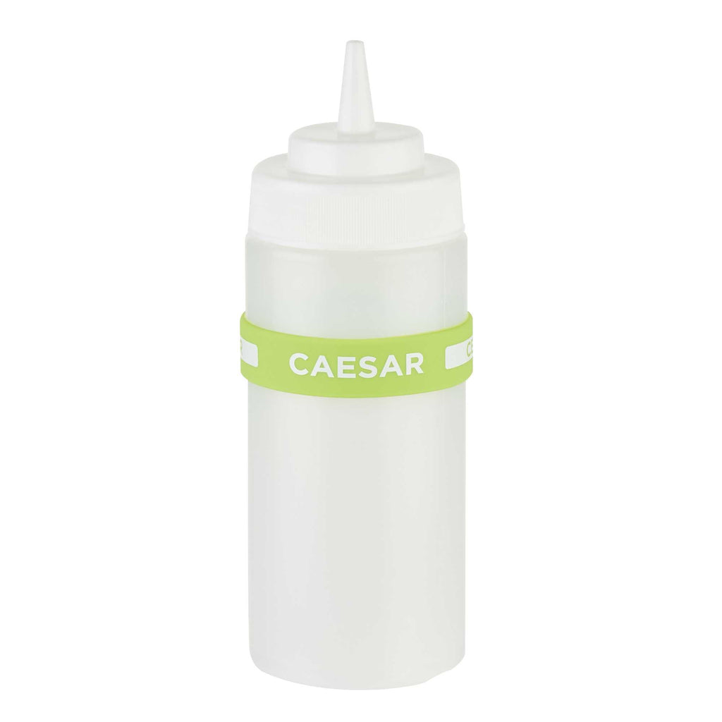 First In First Out Green Silicone Caesar Label Band - Fits 16, 20 and 24 oz Squeeze Bottles - 1 count box