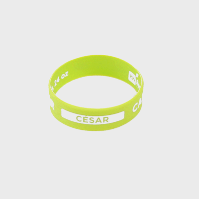 First In First Out Green Silicone Caesar Label Band - Fits 16, 20 and 24 oz Squeeze Bottles - 10 count box