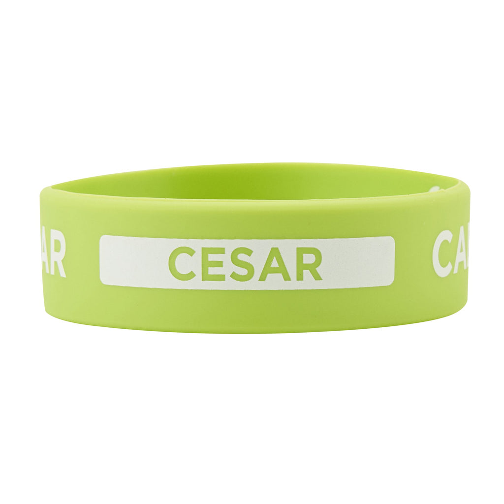 First In First Out Green Silicone Caesar Label Band - Fits 16, 20 and 24 oz Squeeze Bottles - 10 count box