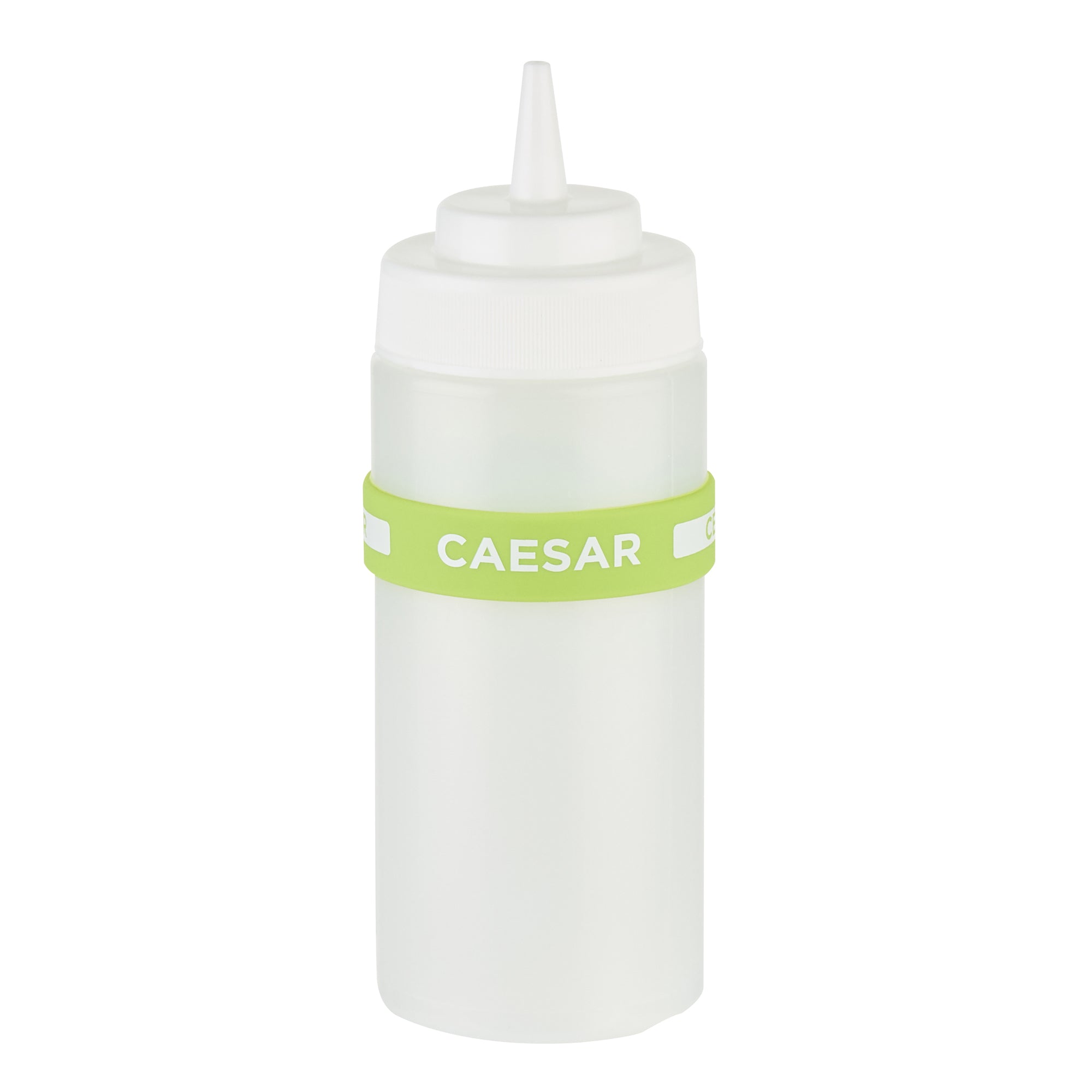 First In First Out Green Silicone Caesar Label Band - Fits 16, 20 and 24 oz Squeeze Bottles - 10 count box
