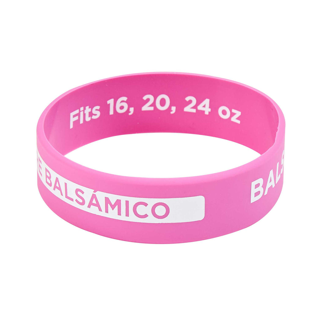 First In First Out Purple Silicone Balsamic Vinegar Label Band - Fits 16, 20 and 24 oz Squeeze Bottles - 1 count box