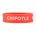 First In First Out Red Silicone Chipotle Label Band - Fits 16, 20 and 24 oz Squeeze Bottles - 1 count box