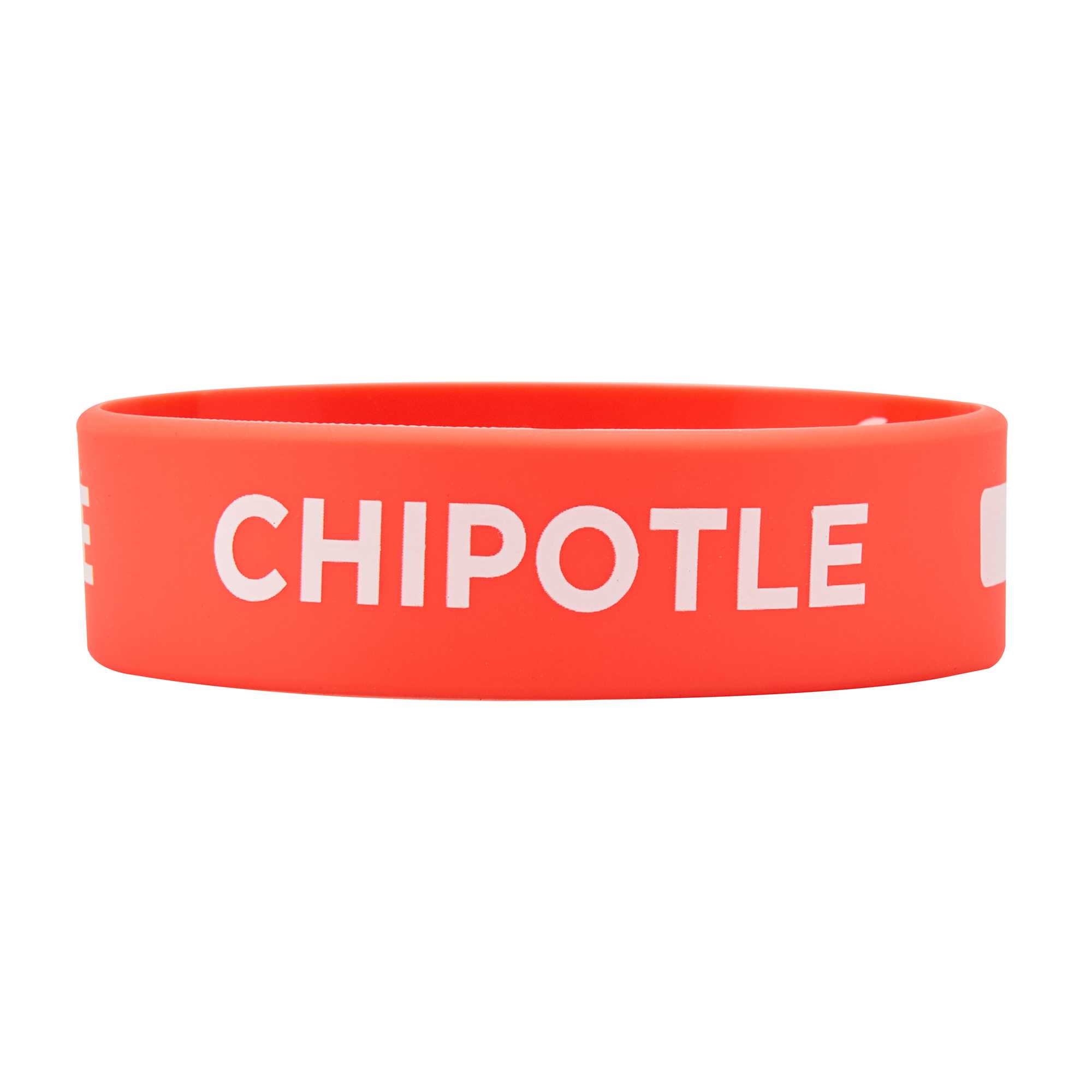 First In First Out Red Silicone Chipotle Label Band - Fits 16, 20 and 24 oz Squeeze Bottles - 1 count box