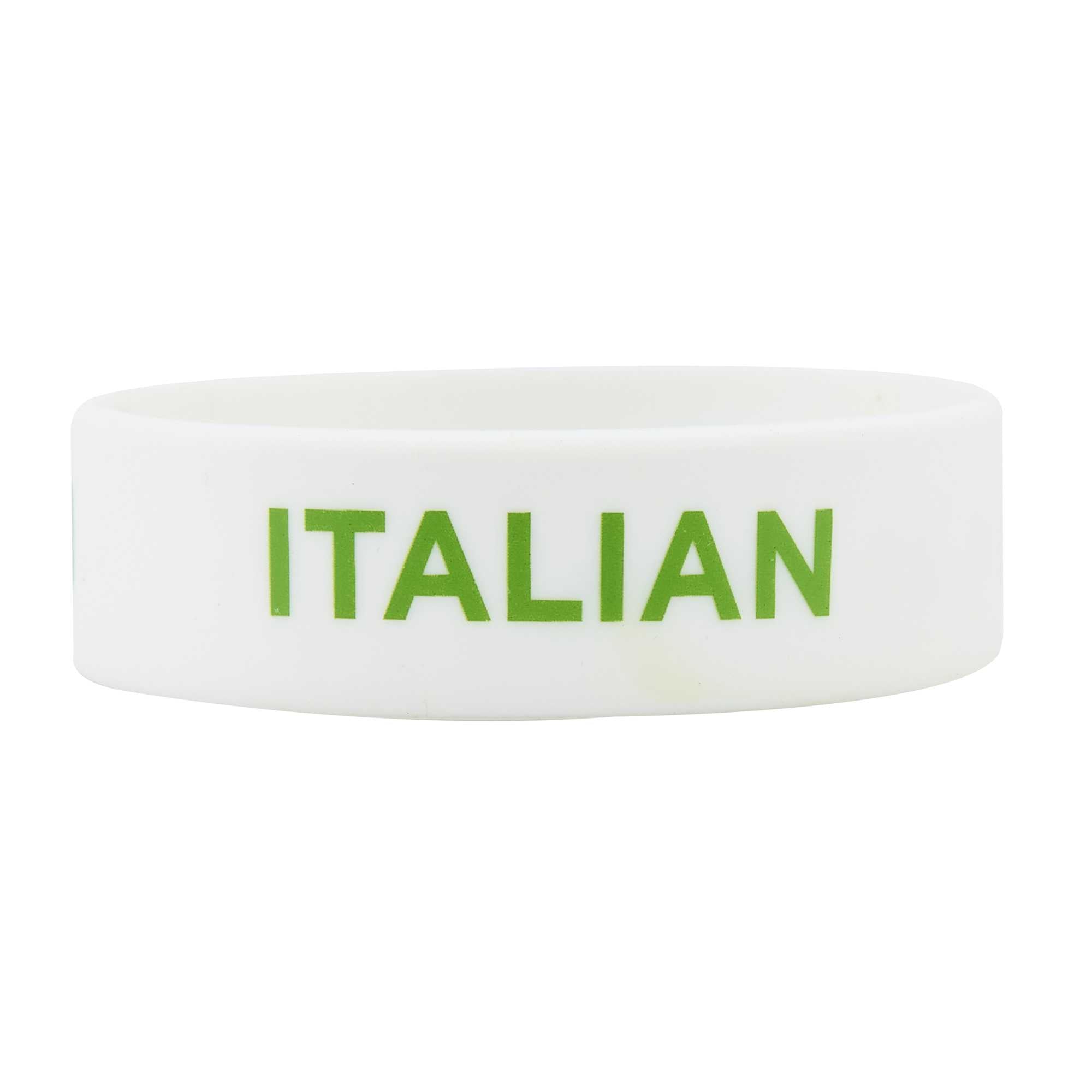 First In First Out White Silicone Italian Label Band - Fits 16, 20 and 24 oz Squeeze Bottles - 1 count box