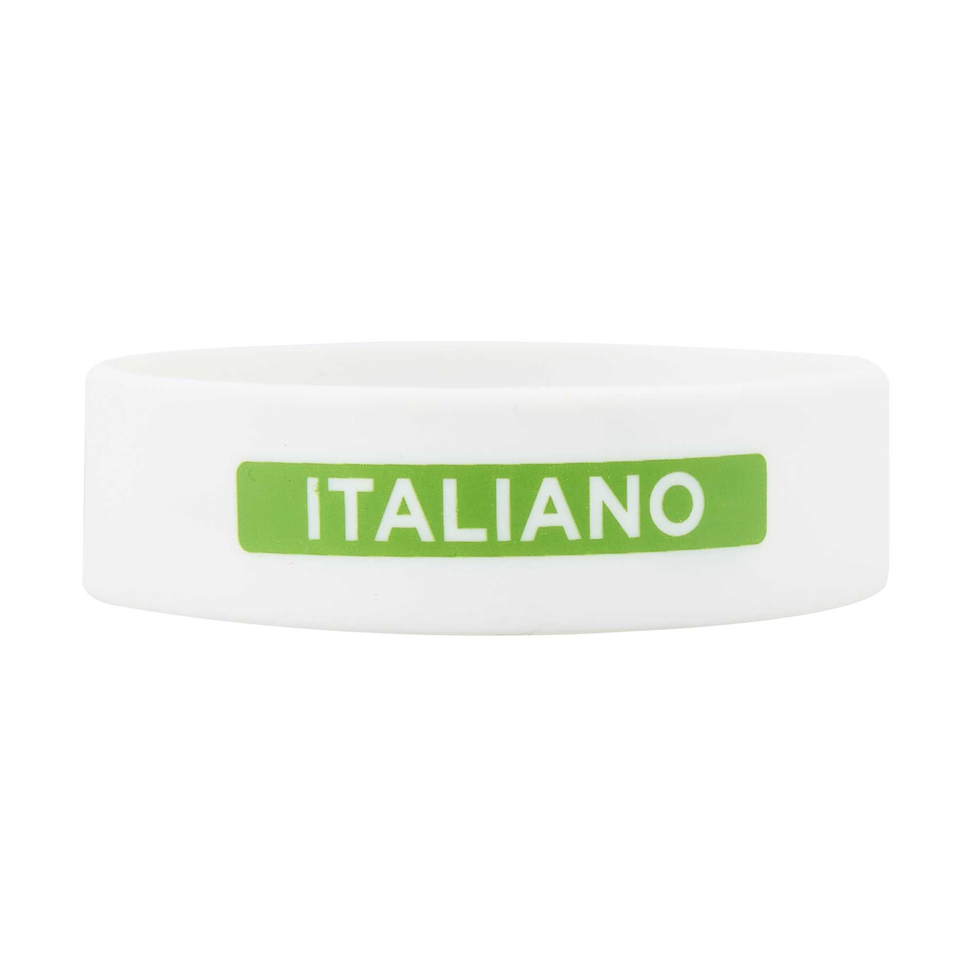 First In First Out White Silicone Italian Label Band - Fits 16, 20 and 24 oz Squeeze Bottles - 1 count box