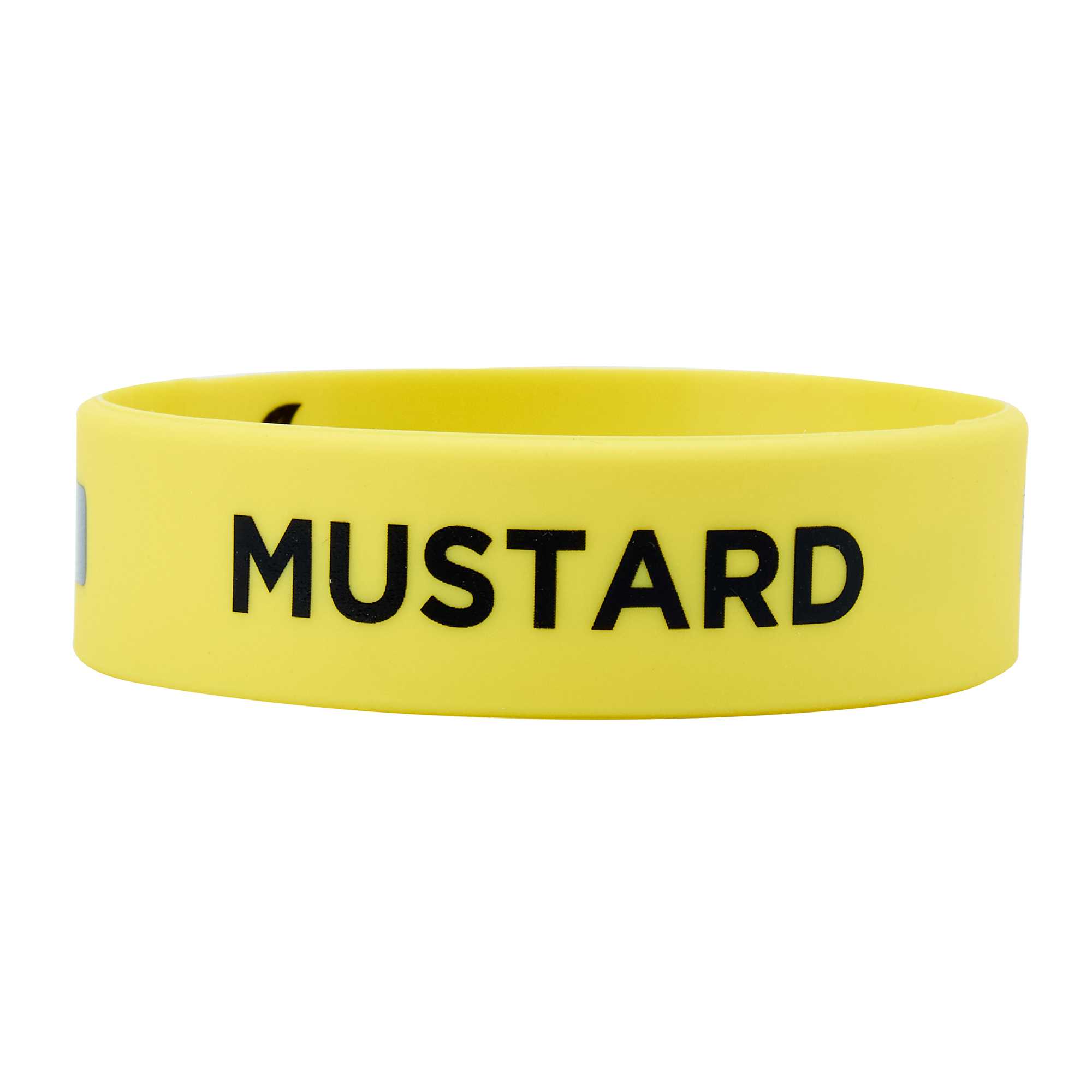 First In First Out Yellow Silicone Mustard Label Band - Fits 16, 20 and 24 oz Squeeze Bottles - 1 count box