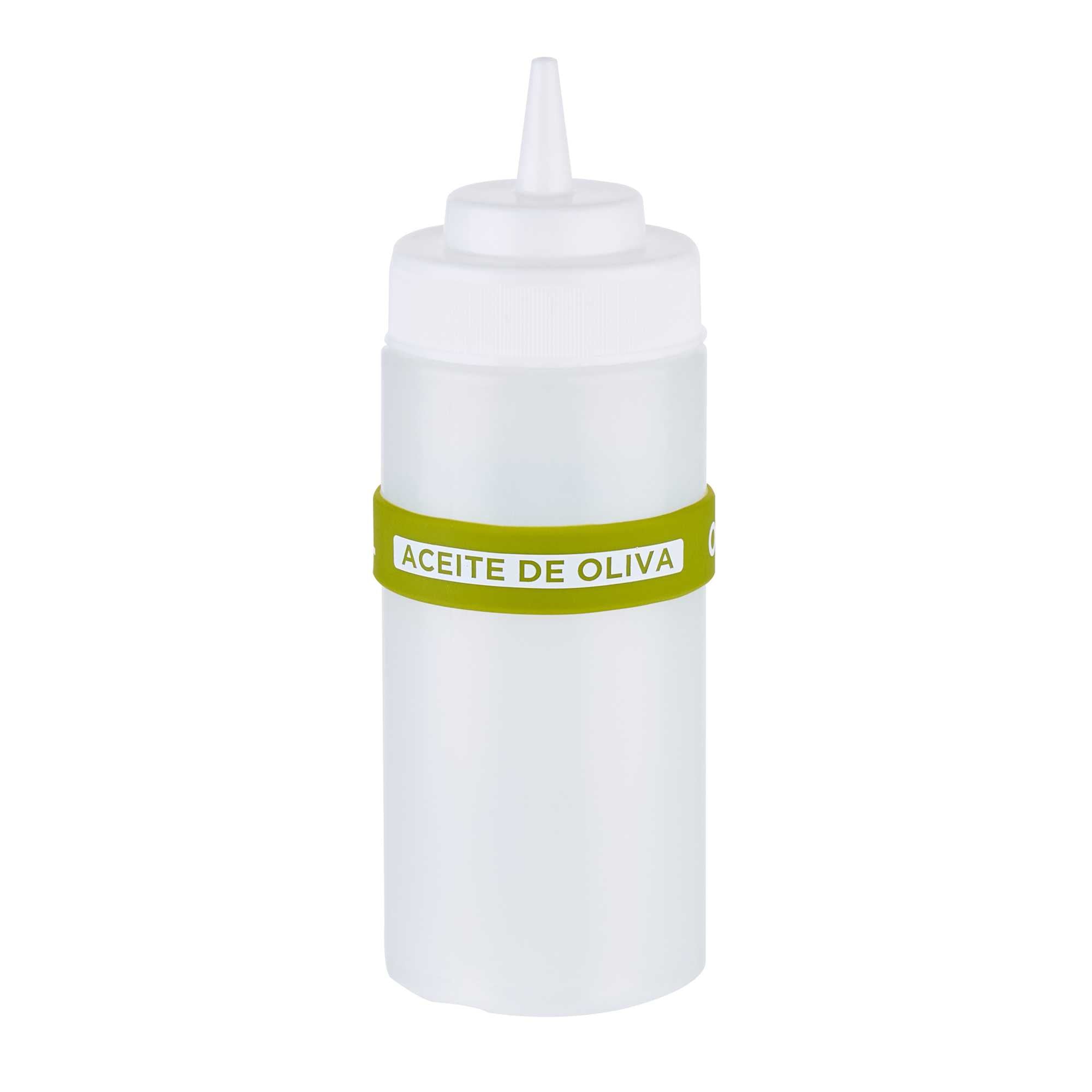 First In First Out Green Silicone Olive Oil Label Band - Fits 16, 20 and 24 oz Squeeze Bottles - 1 count box