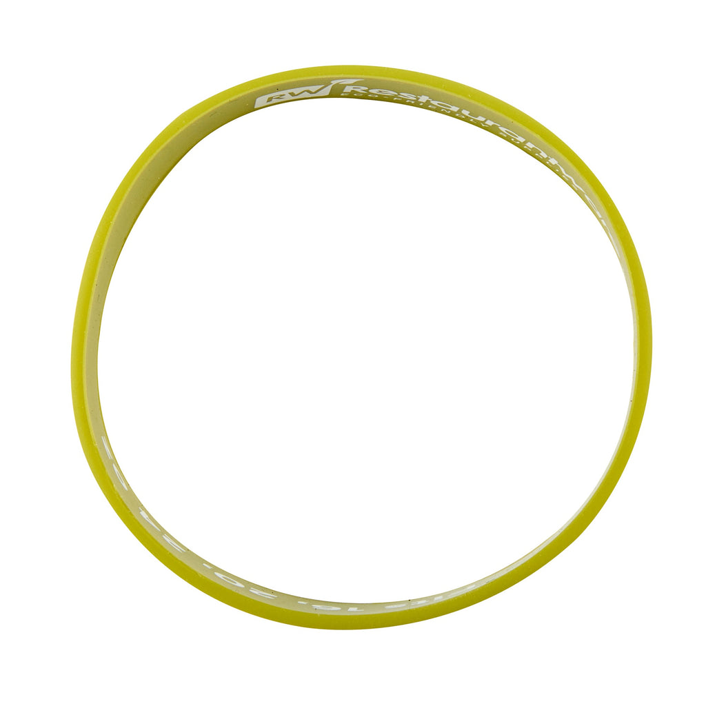 First In First Out Green Silicone Olive Oil Label Band - Fits 16, 20 and 24 oz Squeeze Bottles - 10 count box