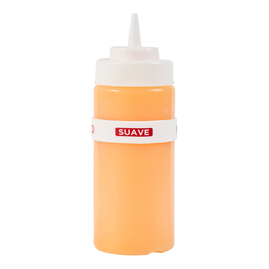 First In First Out White Silicone Mild Label Band - Fits 16, 20 and 24 oz Squeeze Bottles - 10 count box