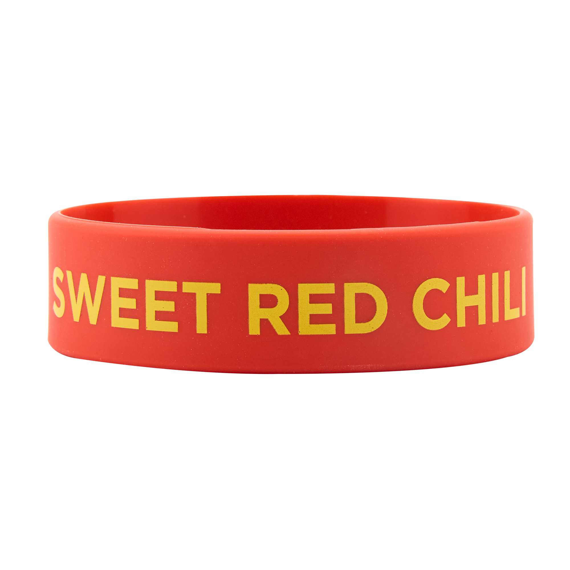 First In First Out Red Silicone Sweet Red Chili Label Band - Fits 16, 20 and 24 oz Squeeze Bottles - 1 count box