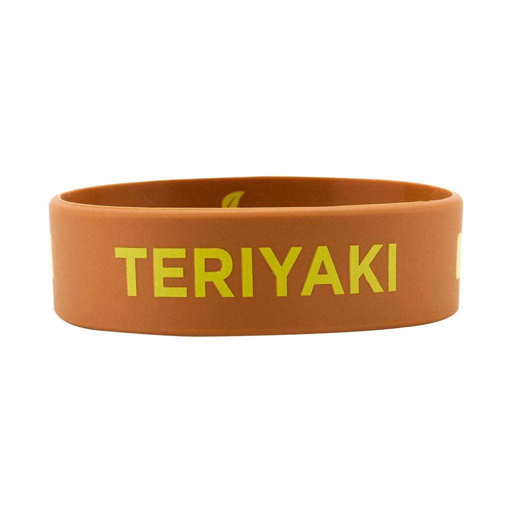 First In First Out Brown Silicone Teriyaki Label Band - Fits 16, 20 and 24 oz Squeeze Bottles - 1 count box