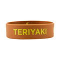 First In First Out Brown Silicone Teriyaki Label Band - Fits 16, 20 and 24 oz Squeeze Bottles - 1 count box