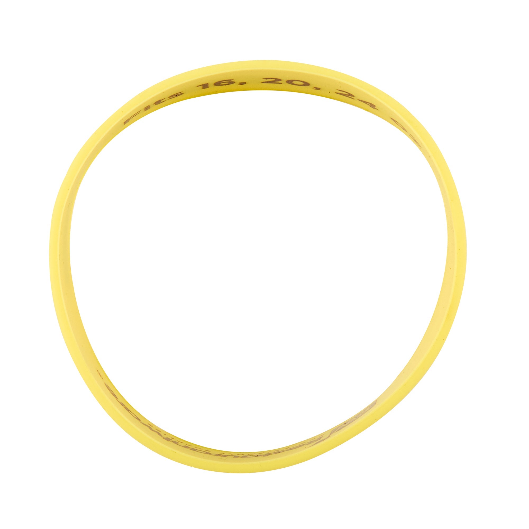 First In First Out Yellow Silicone Canola Oil Label Band - Fits 16, 20 and 24 oz Squeeze Bottles - 10 count box
