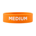 First In First Out Orange Silicone Medium Label Band - Fits 16, 20 and 24 oz Squeeze Bottles - 1 count box